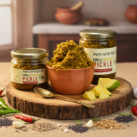 Green Chilli Kuccha Pickle