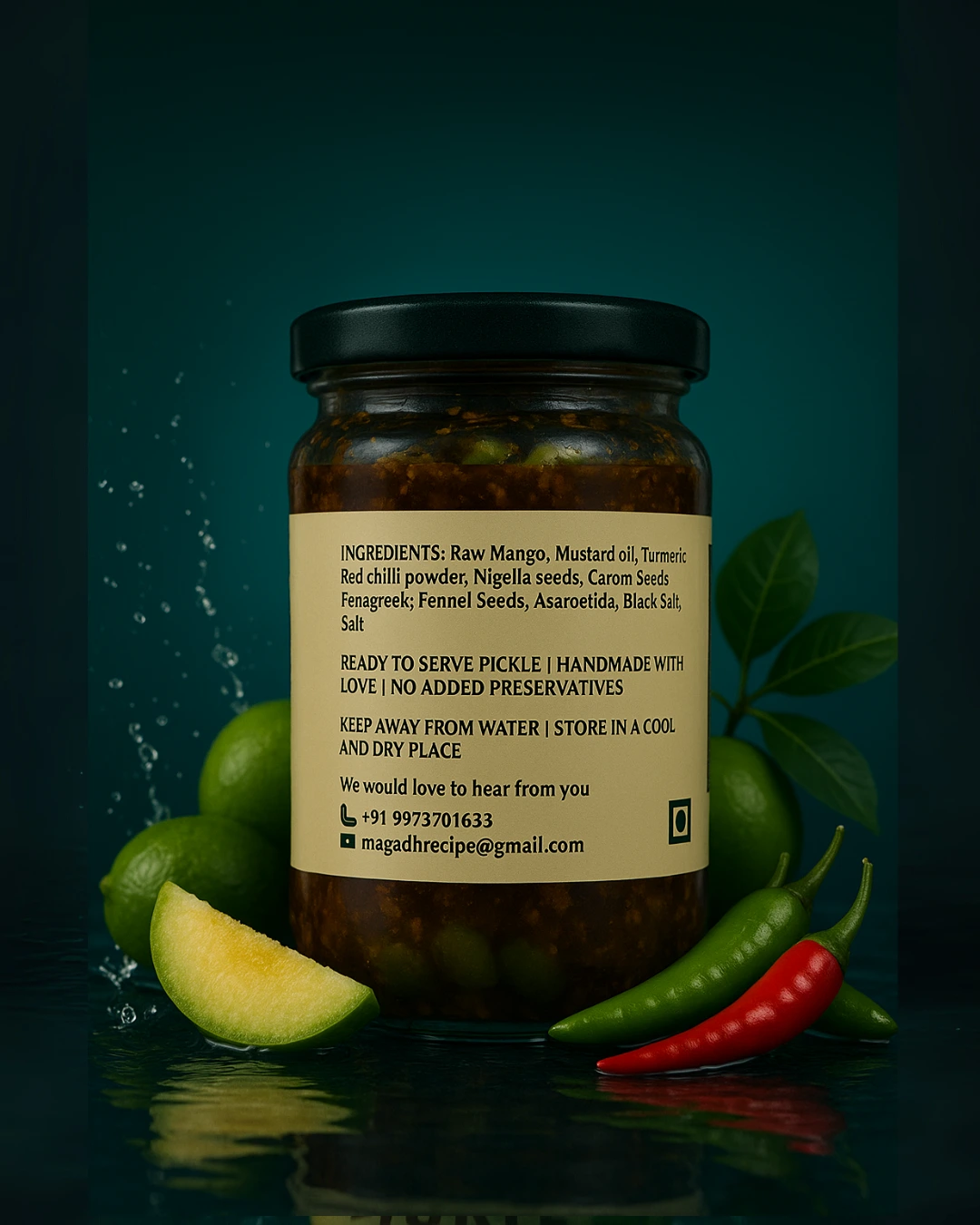 Magadh Recipe Mango Pickle ingredients