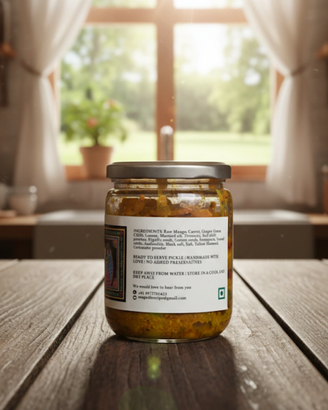 Mixed Veg pickle 400g back
