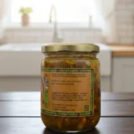 garlic pickle 400g back