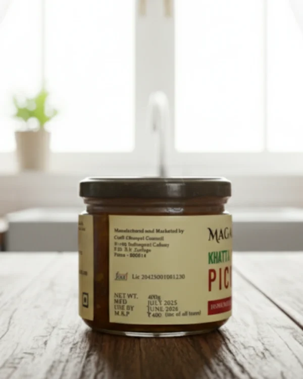 khatta meetha mango pickle 400g back 2