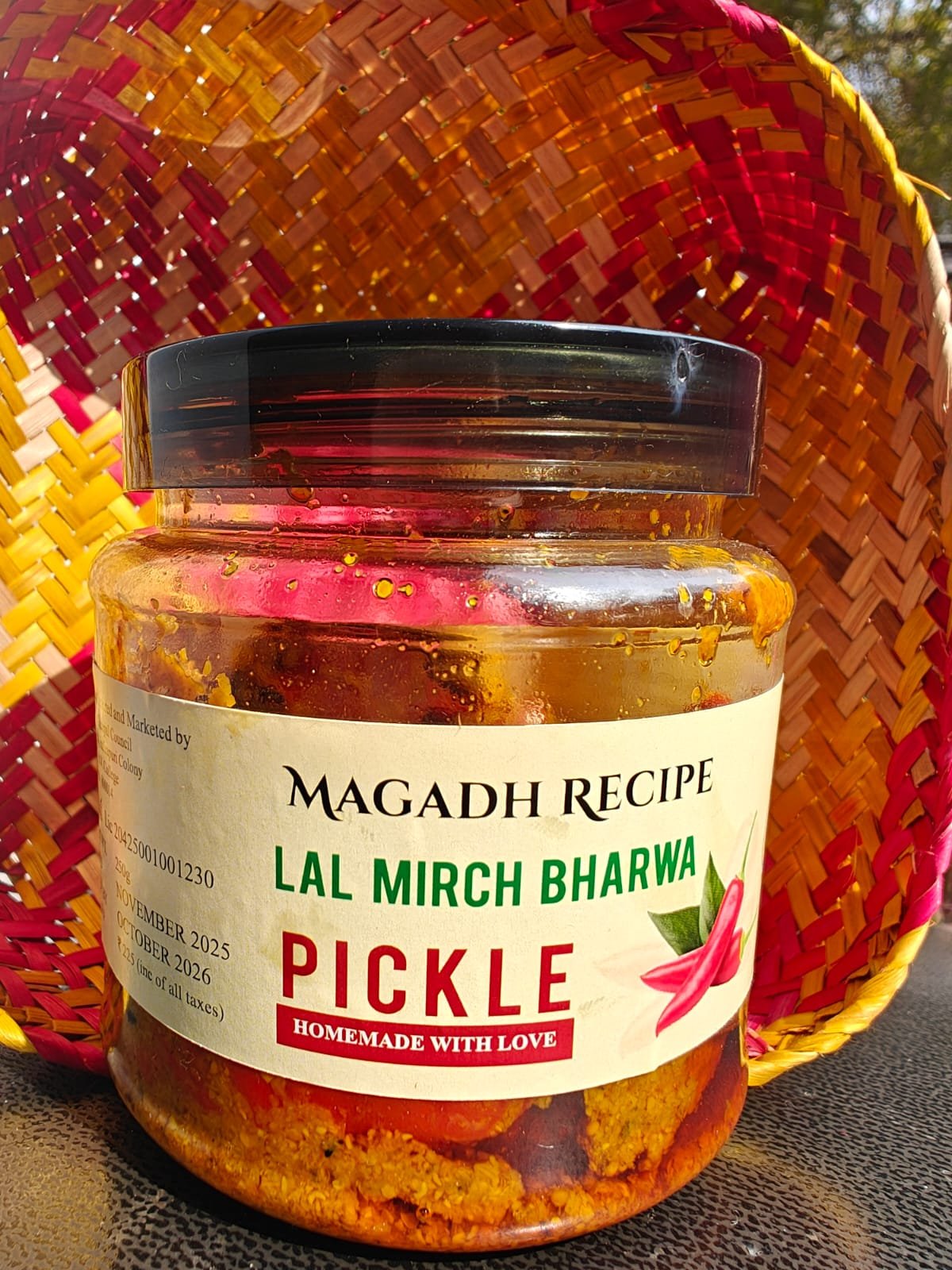 Lal Mirch Bharua Achar