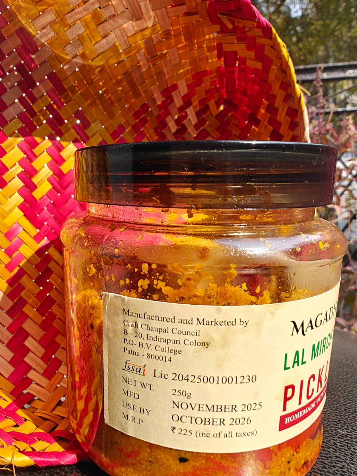 Stuffed Red Chilli Pickle