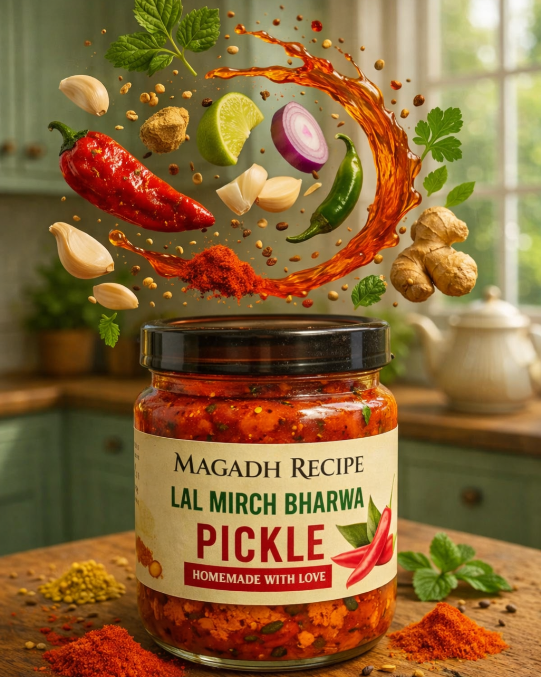 Lal Mirch Bharua Achar Pickle